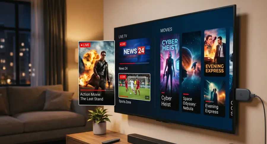 Interfaz de Smart TV